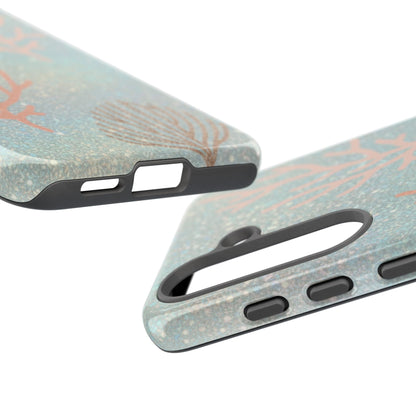 Seafoam Sparkle Phone Case – Coral & Seashell Tough Case