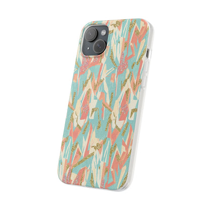 Pastel Abstract Floral Phone Case - Flexi Case