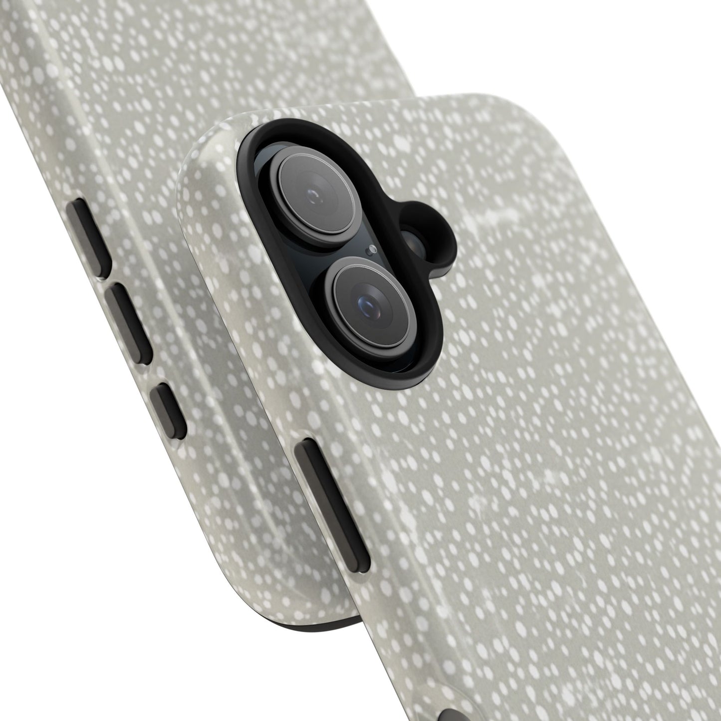 Speckled Gray Tough Phone Case — Protective Shockproof iPhone Cover
