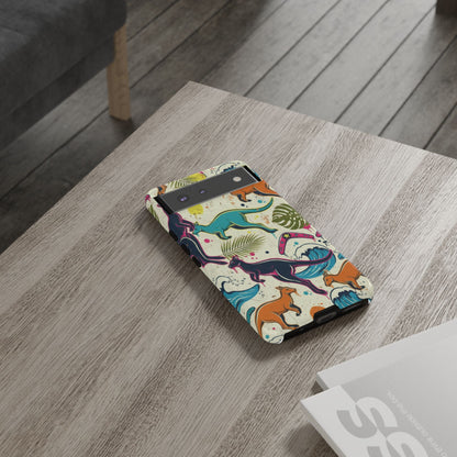 Tough Cases — Colorful Surfing Kangaroo Phone Case