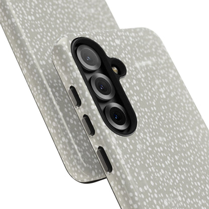 Speckled Gray Tough Phone Case — Protective Shockproof iPhone Cover