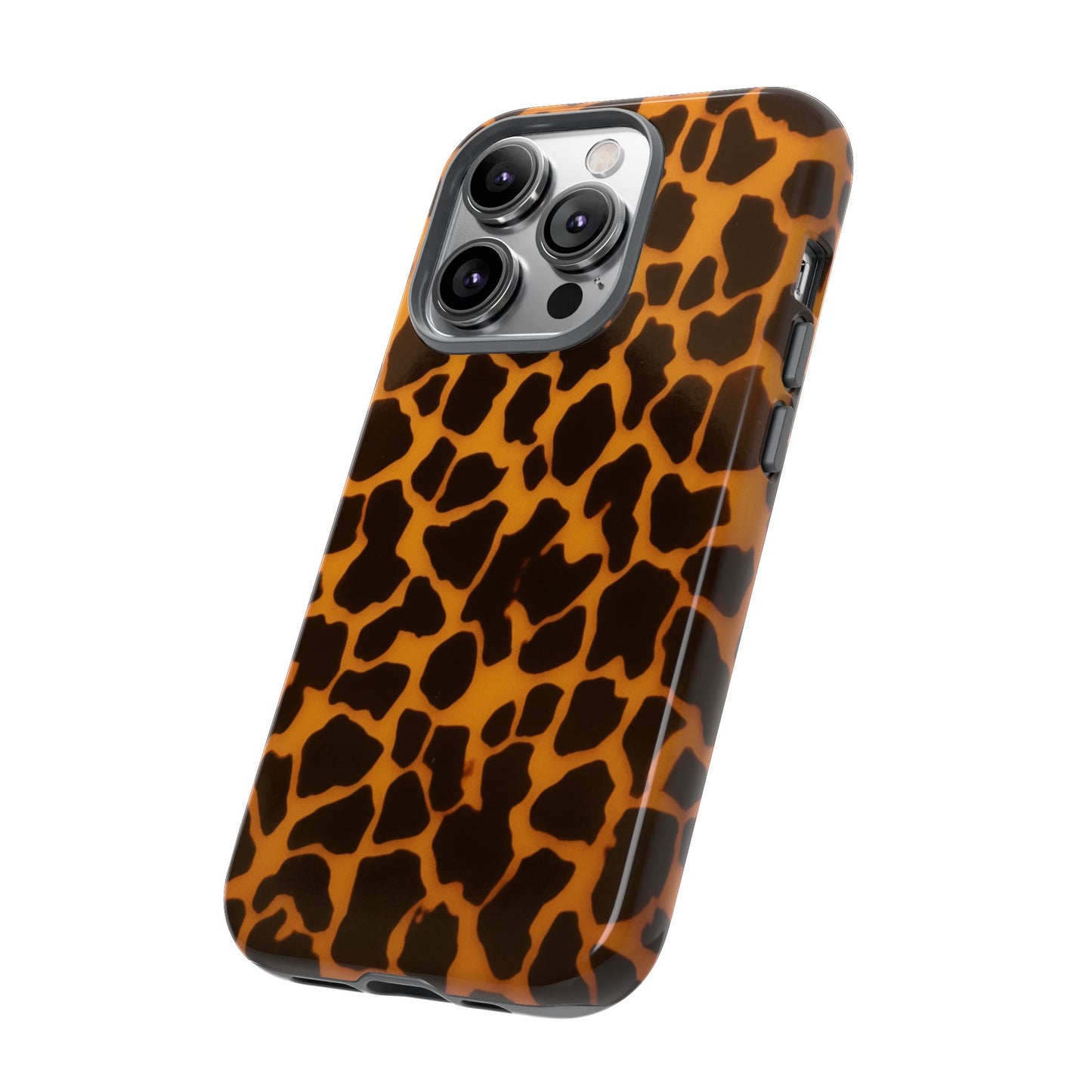 Leopard Print Tough Phone Case — Slim Protective iPhone Cover