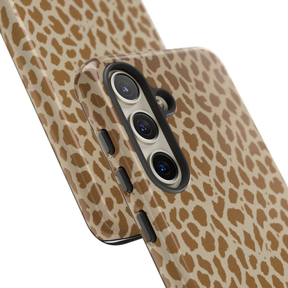 Leopard Print Tough Phone Case — Slim Protective Animal Pattern