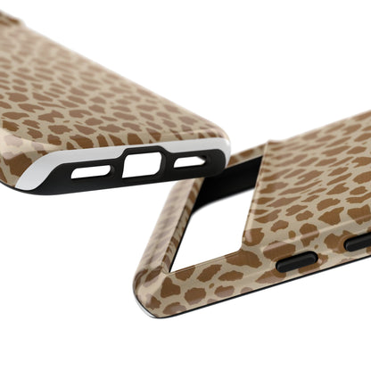 Leopard Print Tough Phone Case — Slim Protective Animal Pattern