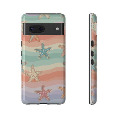 Starfish Wave Tough Phone Case — Pastel Beach Protective Cover