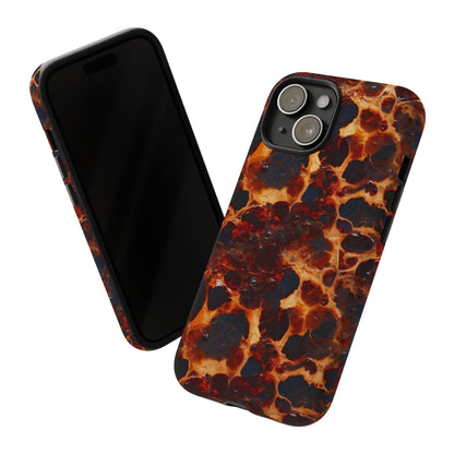 Tortoiseshell Phone Case — Protective iPhone Cover with Classic Amber Pattern