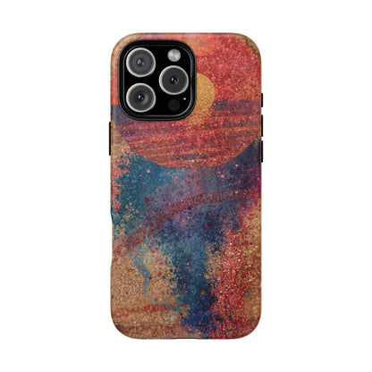 Retro Sunset Tough Phone Case