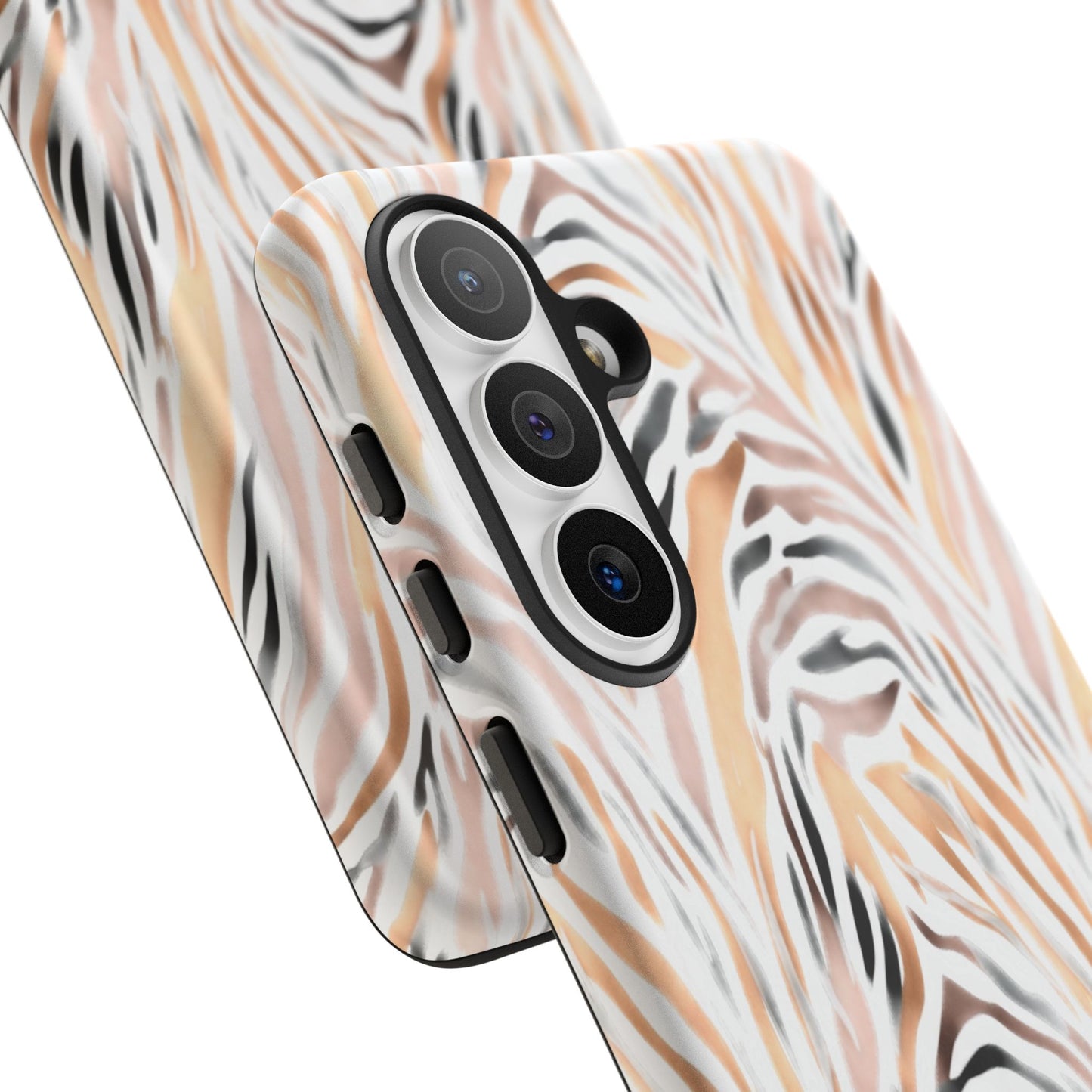 Tough Case — Neutral Watercolor Tiger Stripe Phone Case