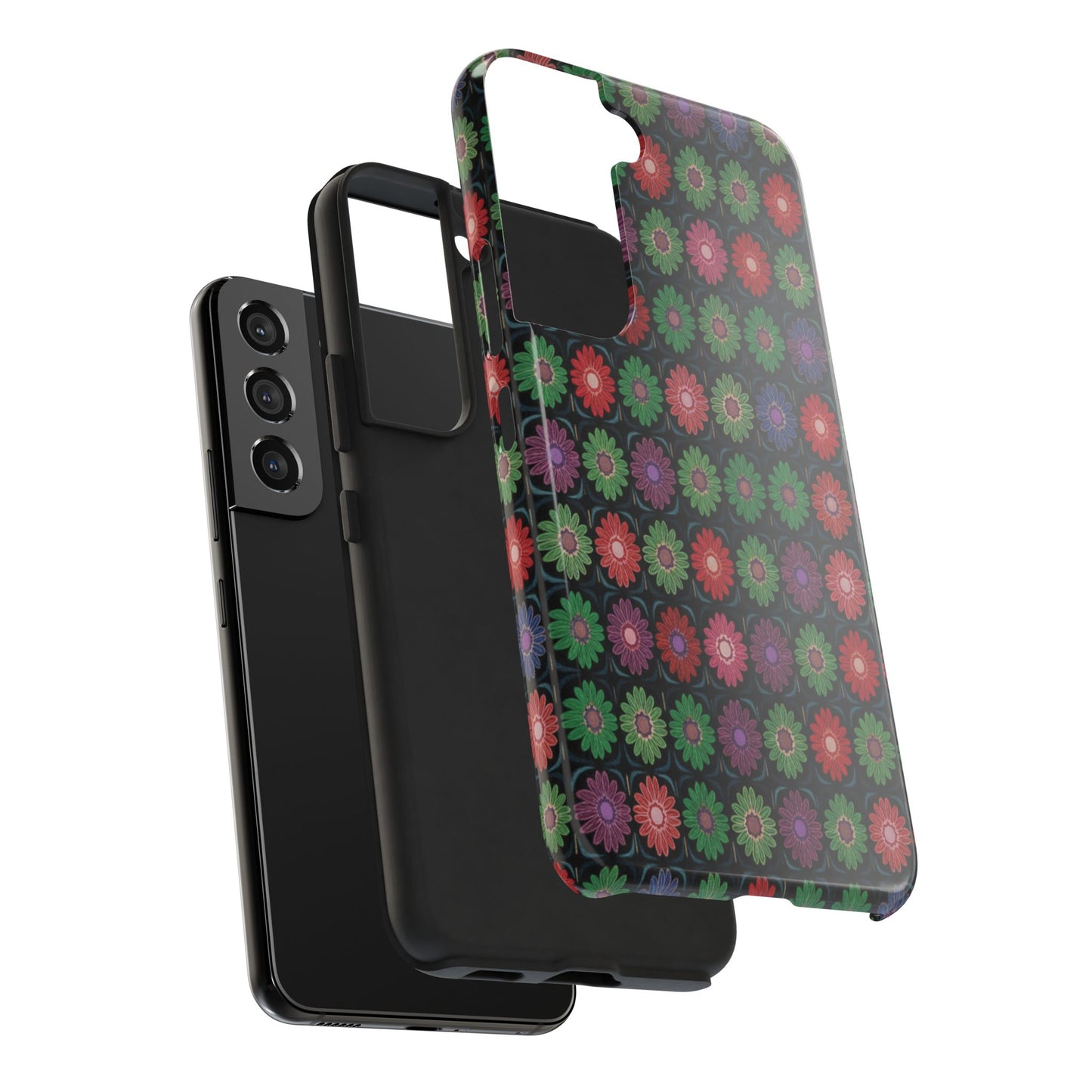 Copy of Floral Sunflower Tough Phone Case — Neutral Daisy Pattern Protective Cover