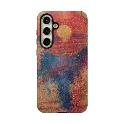 Retro Sunset Tough Phone Case