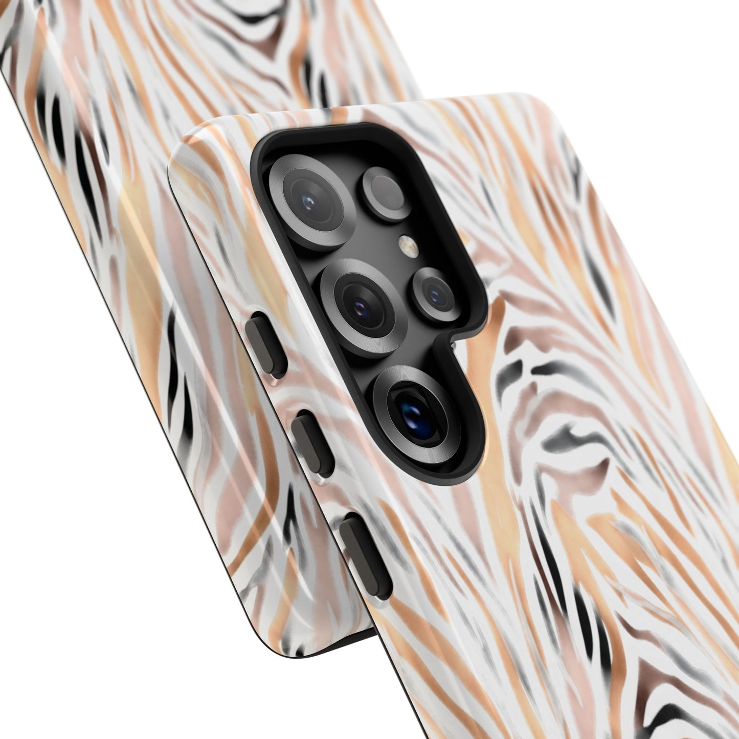 Tough Case — Neutral Watercolor Tiger Stripe Phone Case