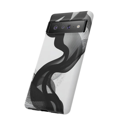 Phone Case — Monochrome Abstract Protective Cover