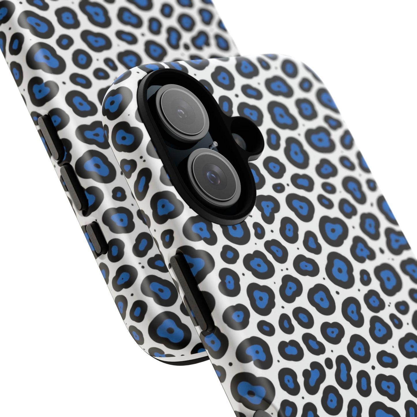 Blue Leopard Print Phone Case – Tough Protective Cover