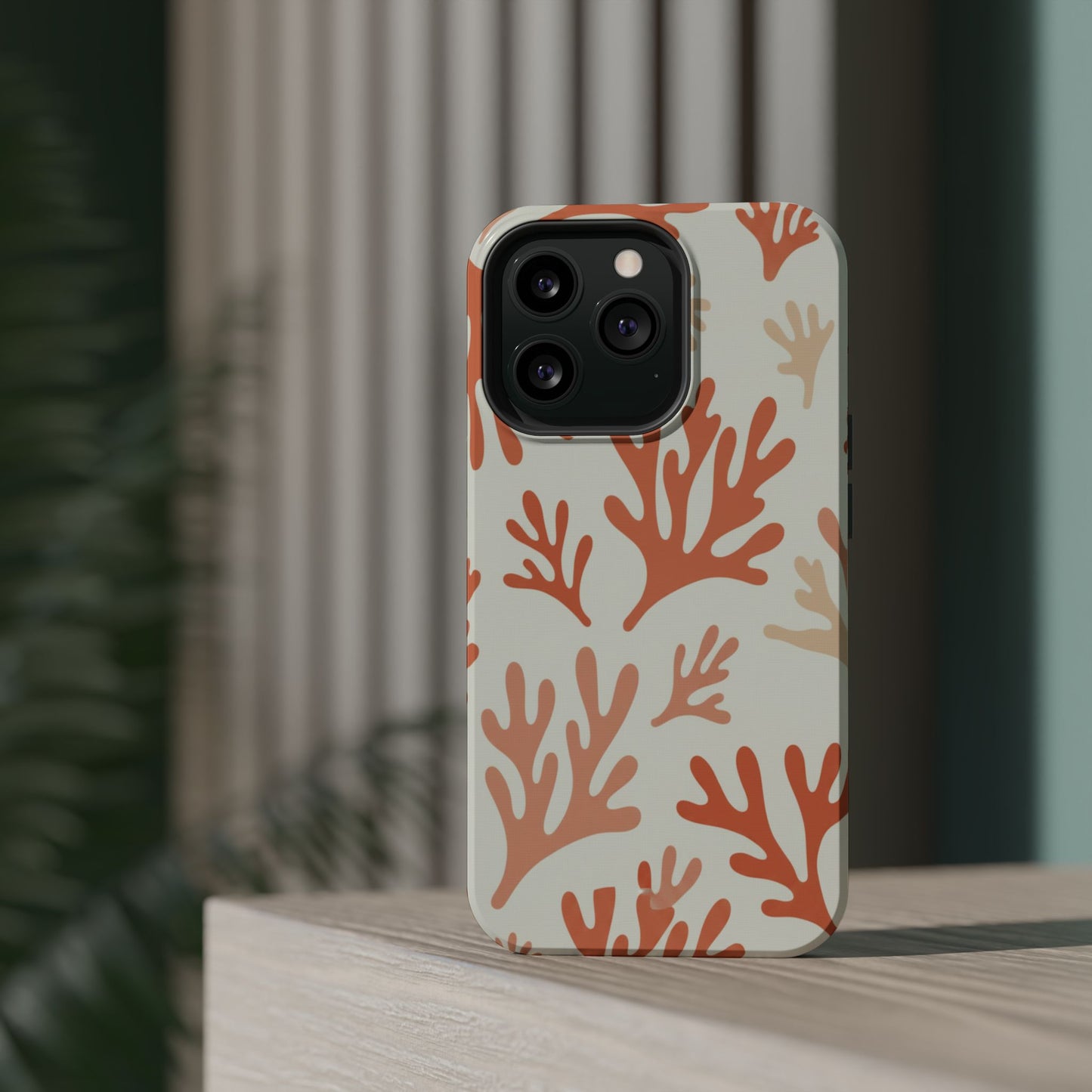 Coral Reef Magnetic Impact Phone Case — Protective MagSafe-Compatible Design