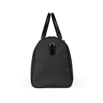 Classic Leather Travel Bag — Black Duffel Weekend Holdall