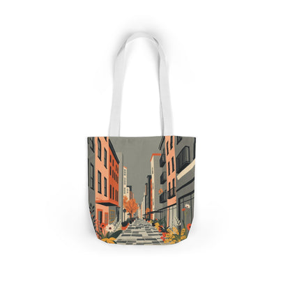 City Street Autumn Canvas Tote