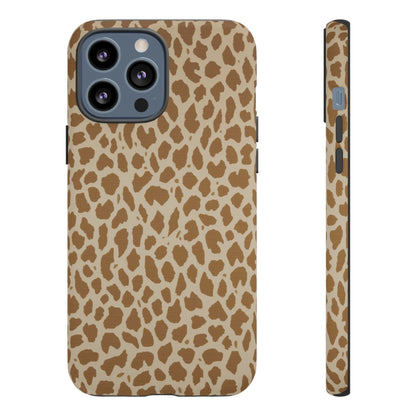 Leopard Print Tough Phone Case — Slim Protective Animal Pattern