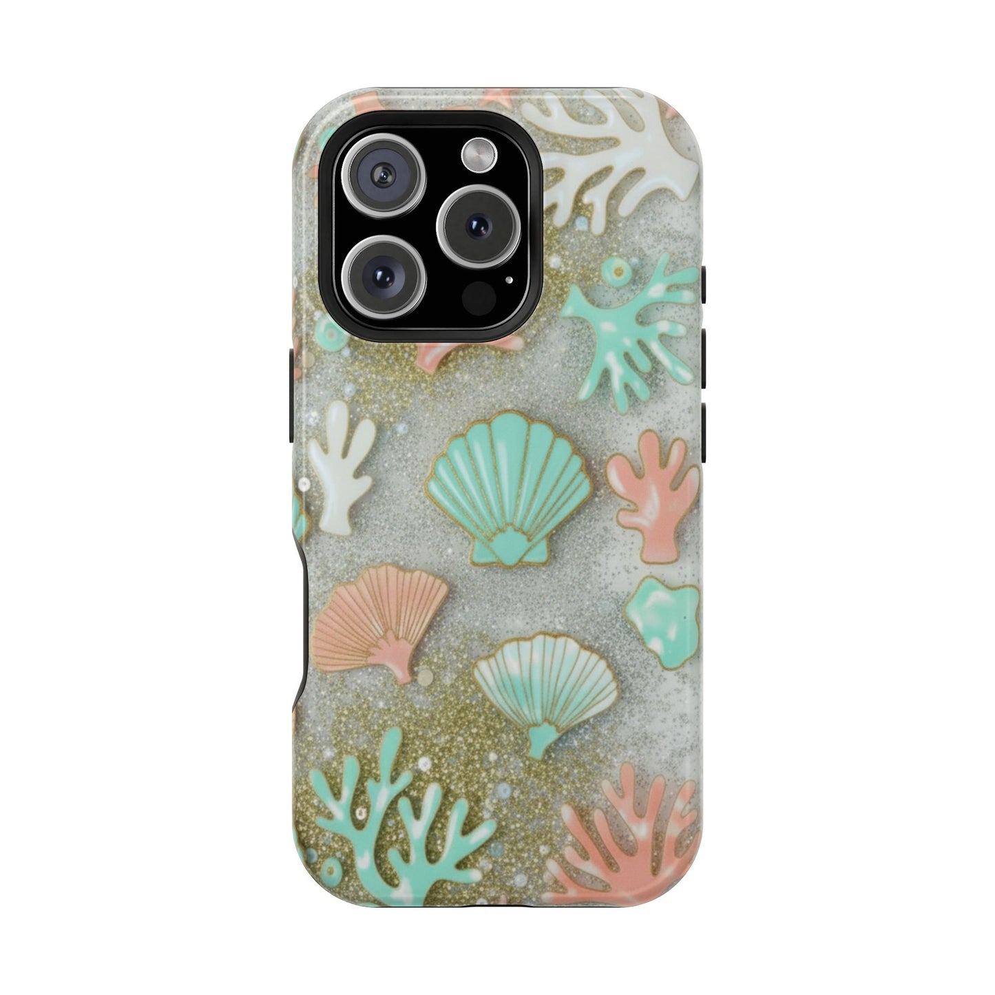 Seashell Coral Magnetic Impact Phone Case