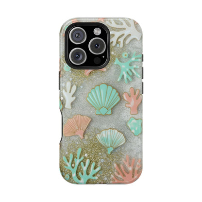Seashell Coral Magnetic Impact Phone Case