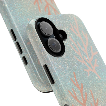 Seafoam Sparkle Phone Case – Coral & Seashell Tough Case