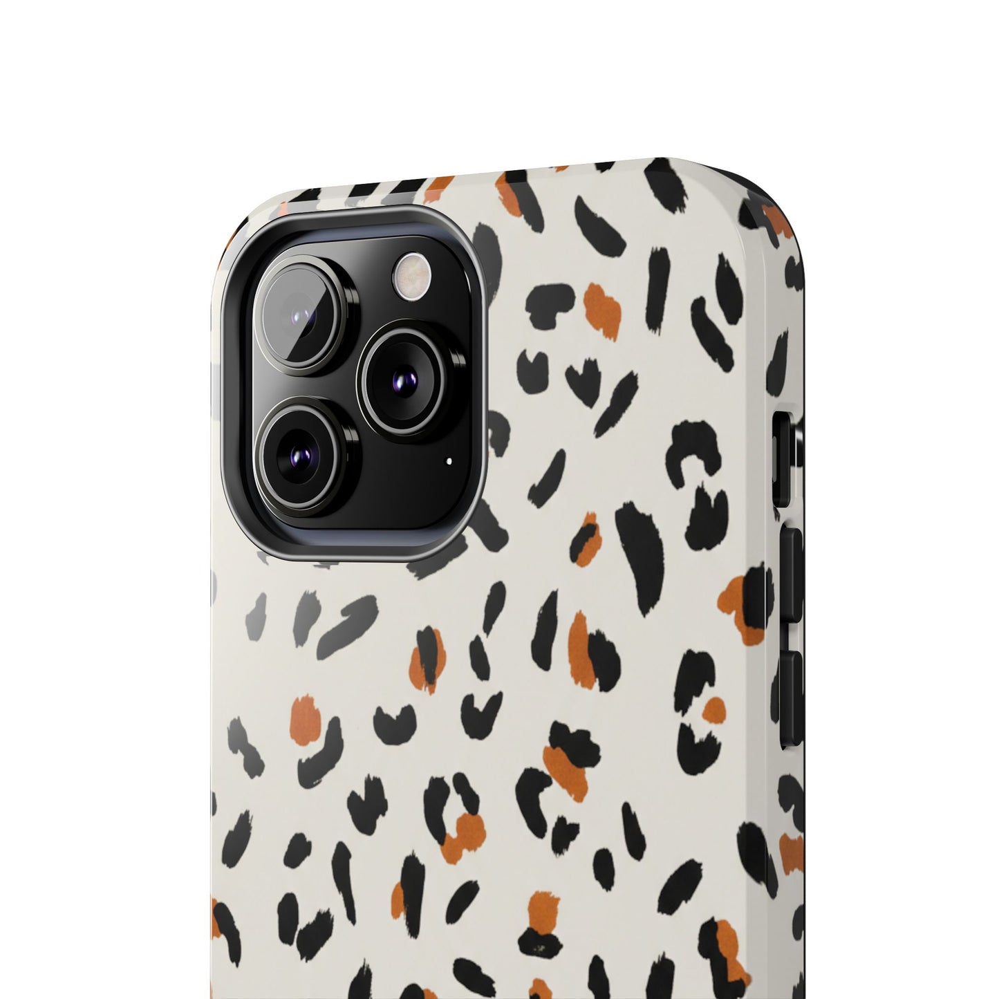 Leopard Print Tough Phone Case — Stylish Protective iPhone Cover