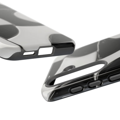 Black & White Abstract Pattern Tough Phone Case