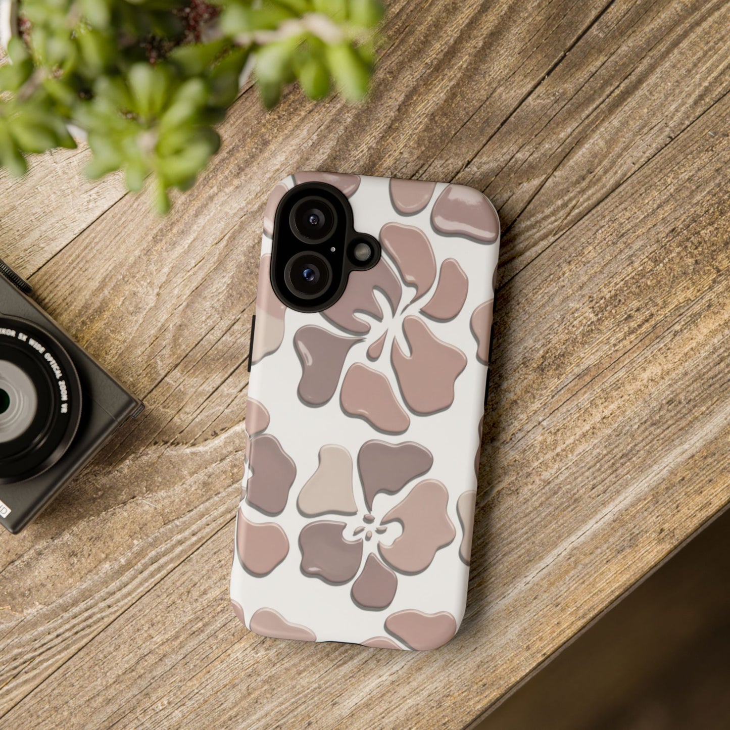 Tough Cases — Neutral Floral Tough Phone Case