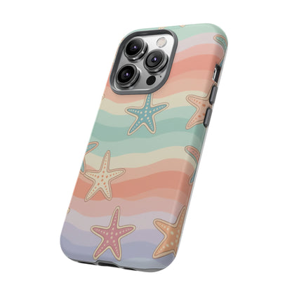 Starfish Wave Tough Phone Case — Pastel Beach Protective Cover