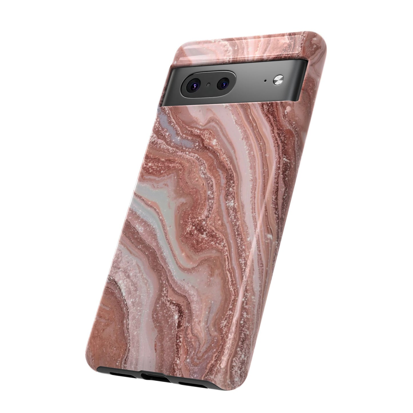 Rose Gold Marble Tough Phone Case
