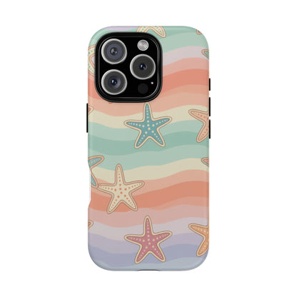Starfish Wave Tough Phone Case — Pastel Beach Protective Cover