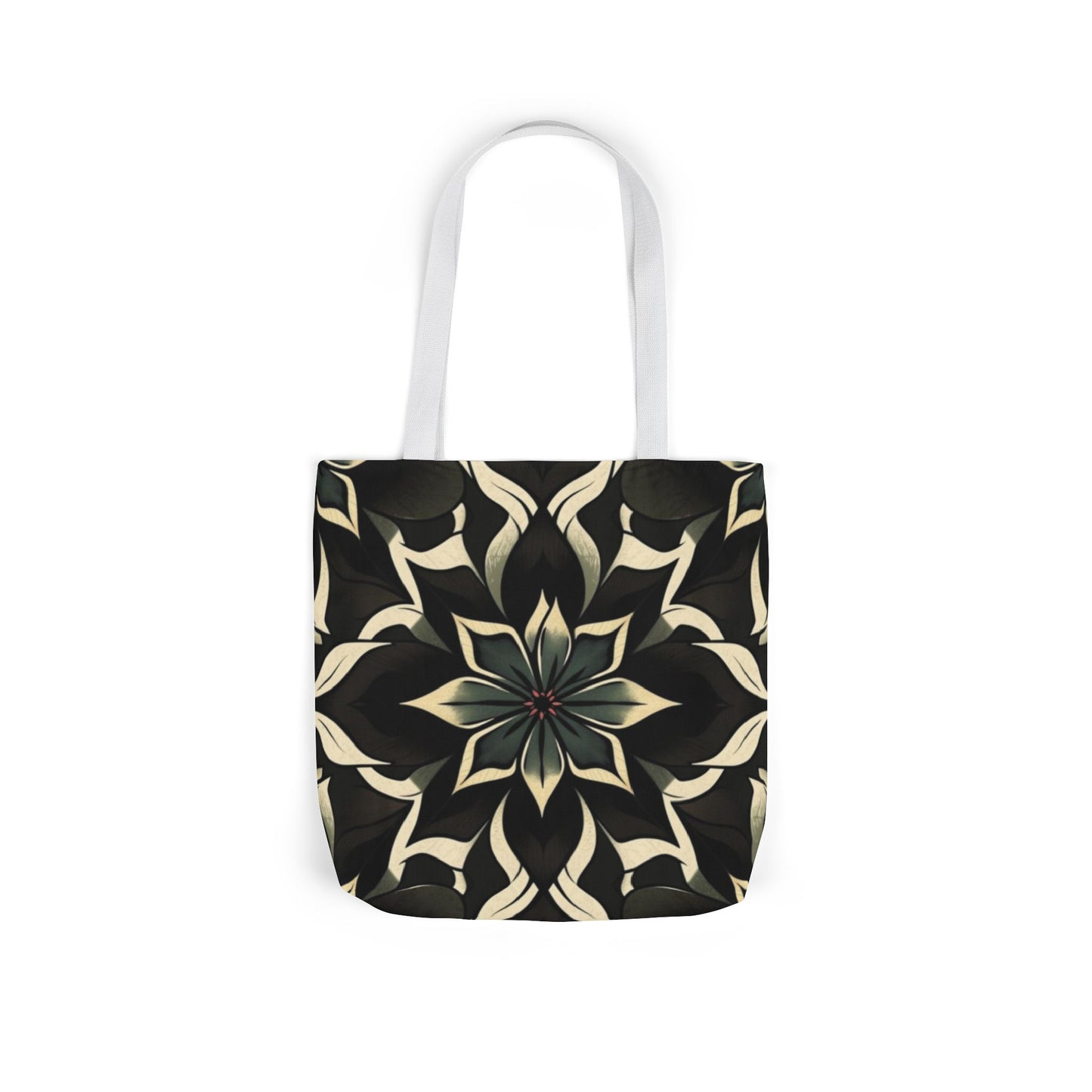 Kaleidoscope Floral Canvas Tote