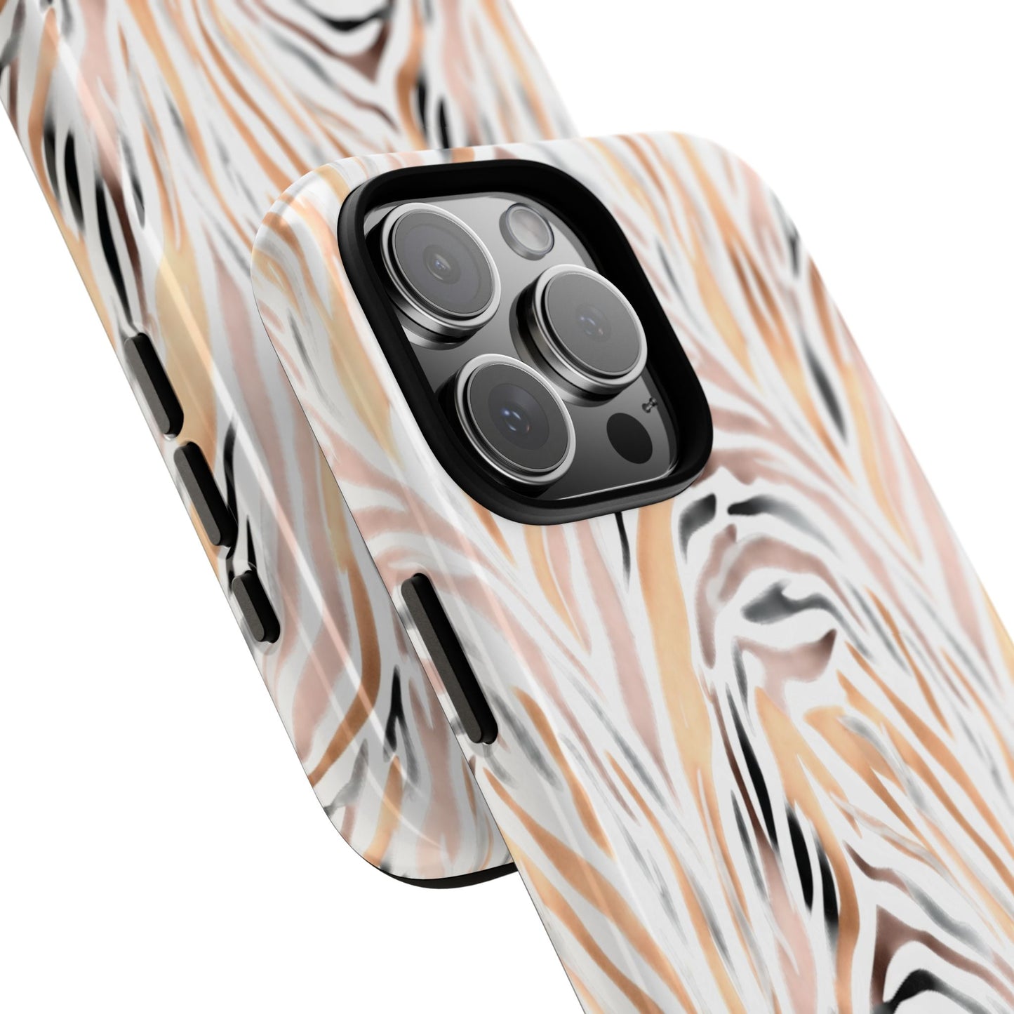Tough Case — Neutral Watercolor Tiger Stripe Phone Case