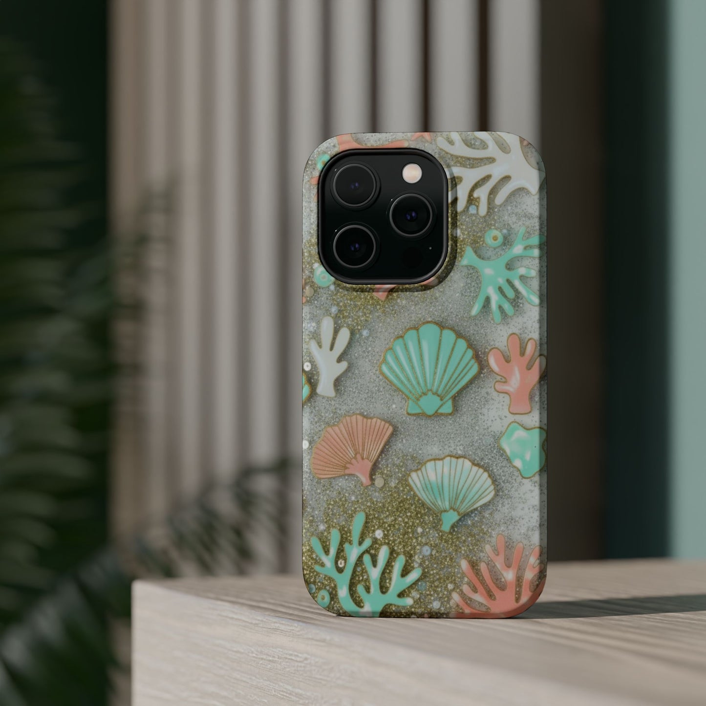 Seashell Coral Magnetic Impact Phone Case