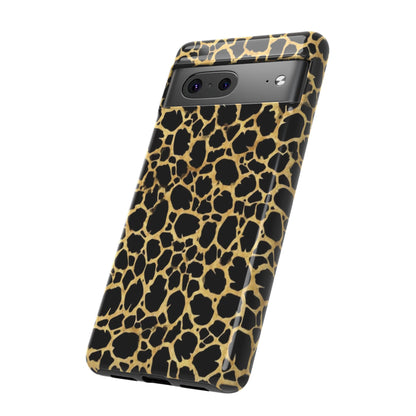 Giraffe Print Tough Phone Case — Durable Leopard-Style Protective Cover