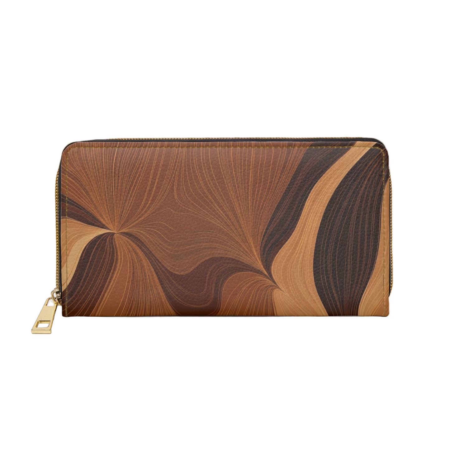 Women's Abstract Autumn Wallet - Vegan Abstract Foliage