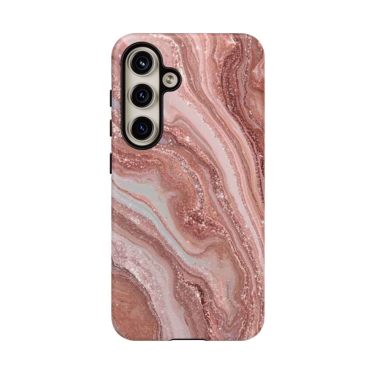 Rose Gold Marble Tough Phone Case