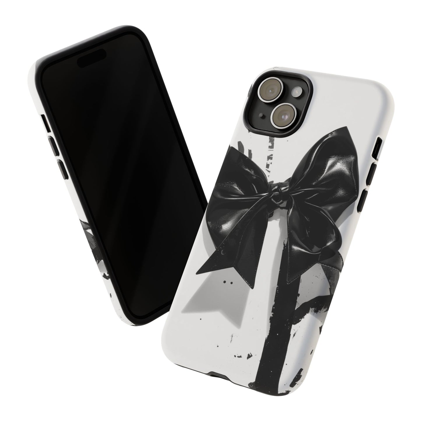 Phone Case — Black Bow Graphic Protective Cover