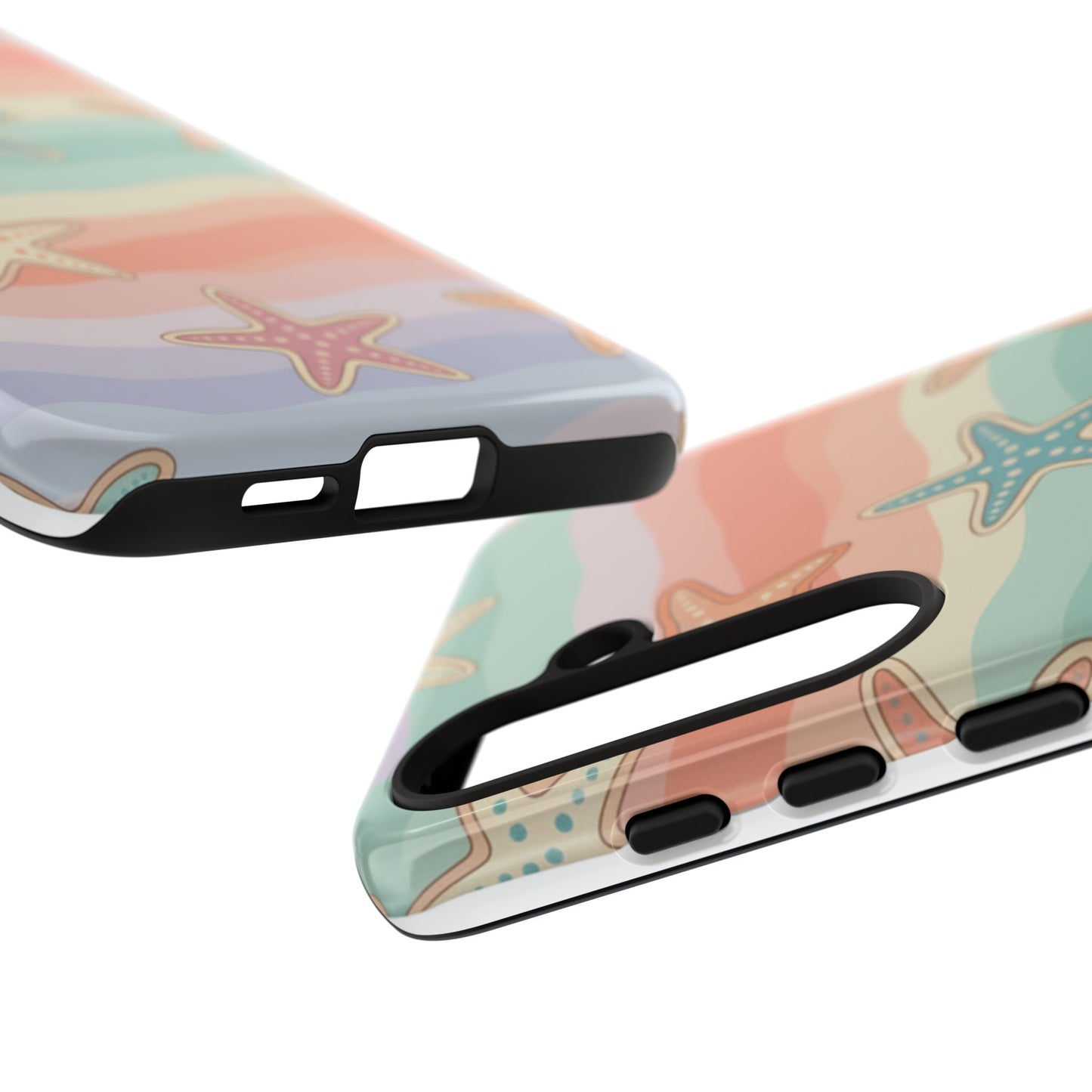 Starfish Wave Tough Phone Case — Pastel Beach Protective Cover