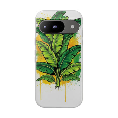 Tropical Banana Leaf Phone Case — Vibrant Green Plant Protector