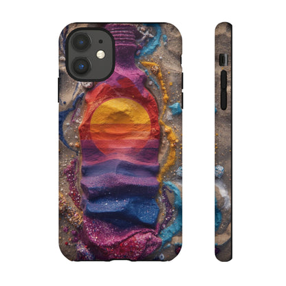 Phone Case — Colorful Sand Art Sunset Tough Protective Case