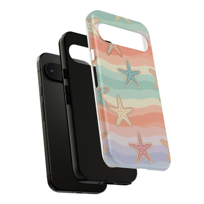 Starfish Wave Tough Phone Case — Pastel Beach Protective Cover