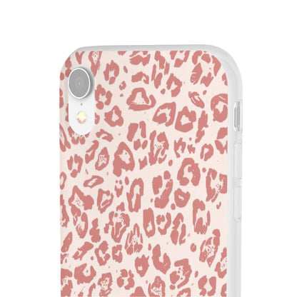 Pink Leopard Print Phone Case – Slim Flexible Protective Cover