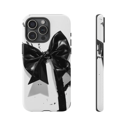Phone Case — Black Bow Graphic Protective Cover