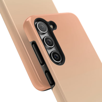Gradient Tough Phone Case — Peach Ombre Protective Cover