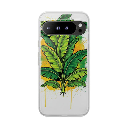 Tropical Banana Leaf Phone Case — Vibrant Green Plant Protector