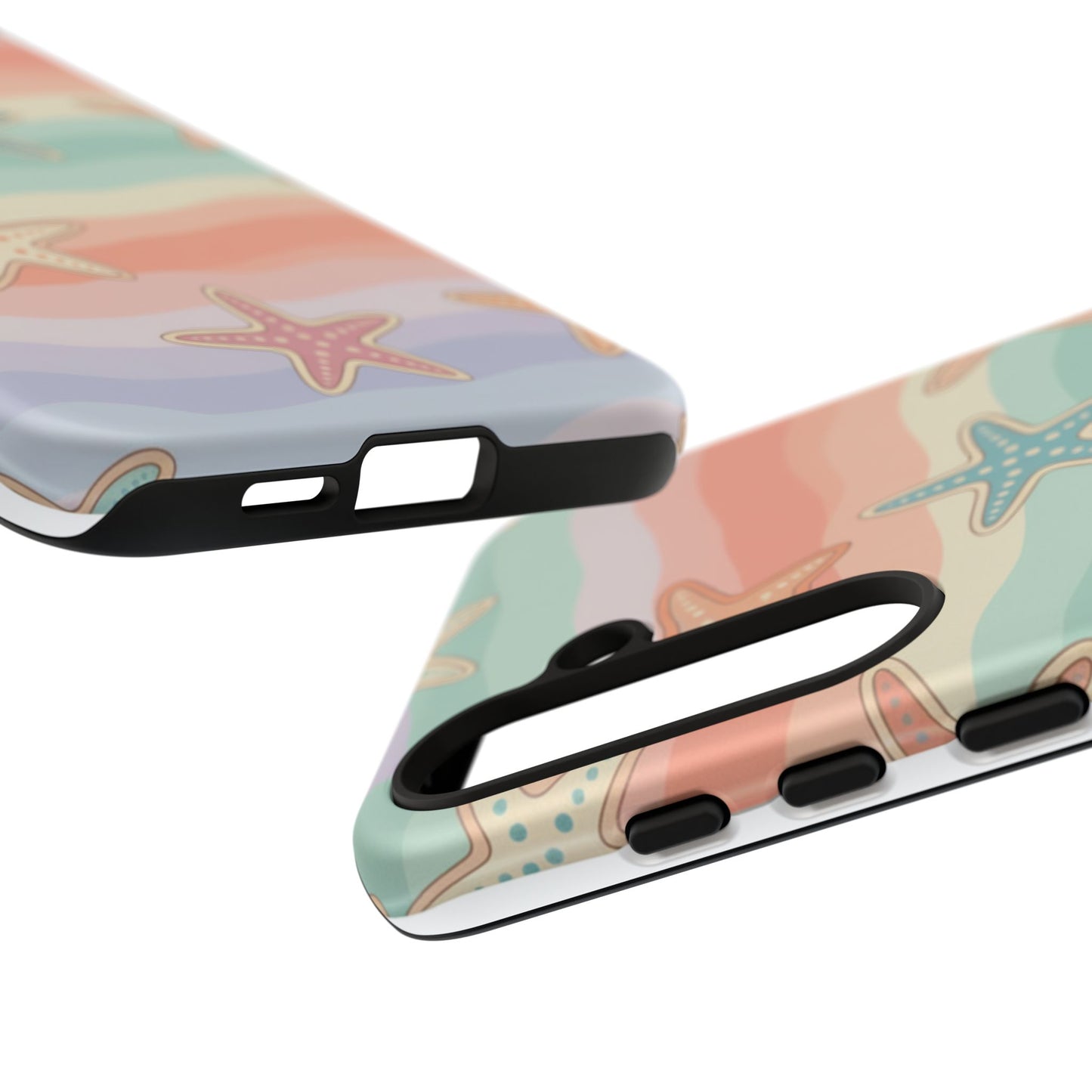 Starfish Wave Tough Phone Case — Pastel Beach Protective Cover
