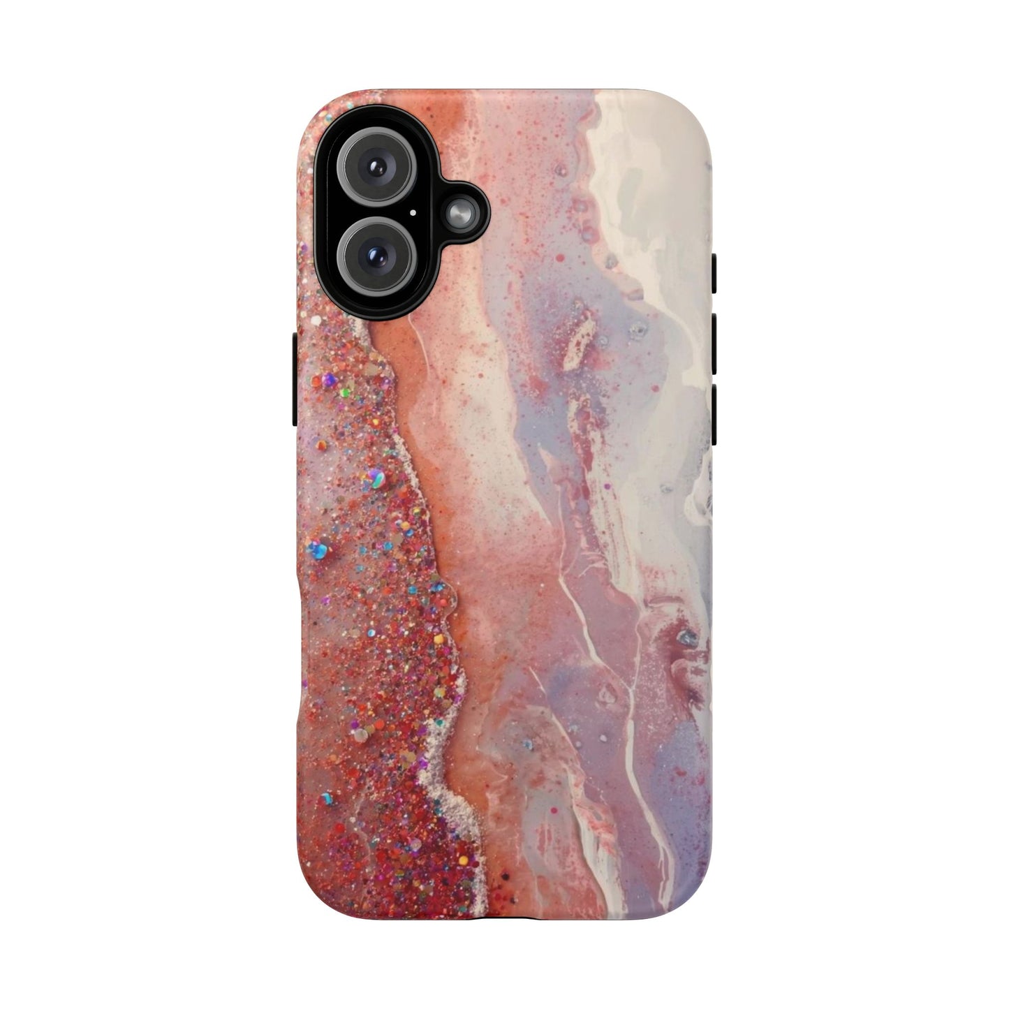 Marbled Rose Gold Galaxy Phone Case — Protective Tough Case