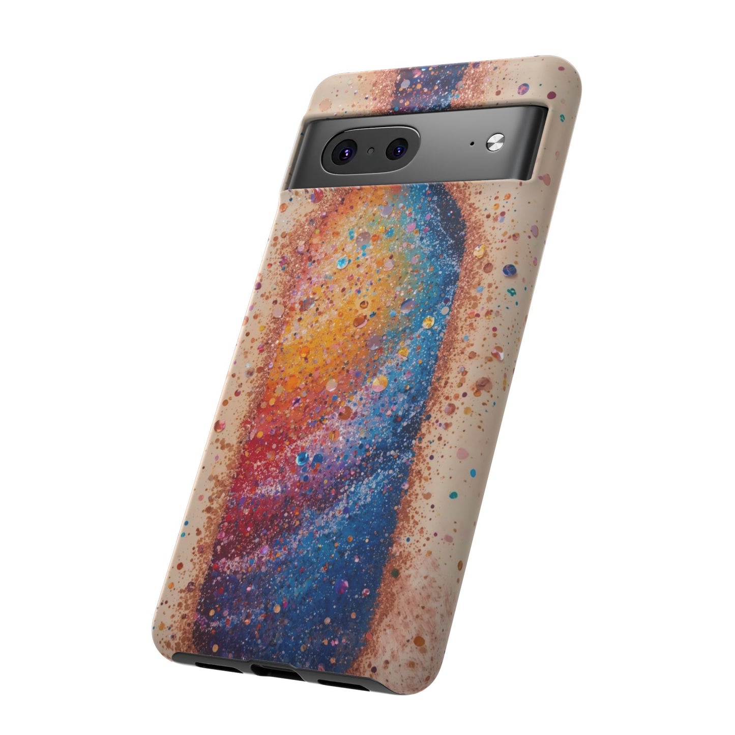 Galaxy Bottle Tough Phone Case — Colorful Nebula Splash iPhone Cover