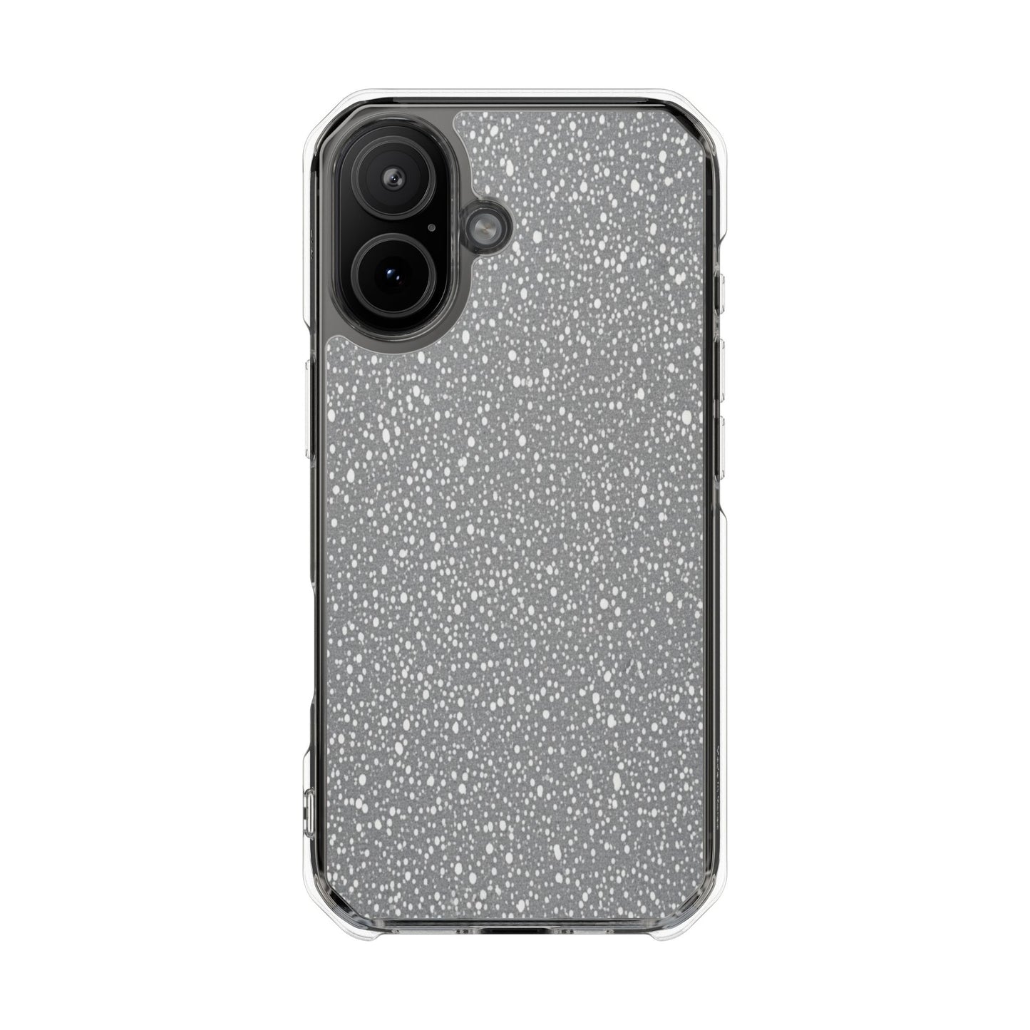 Clear Magnetic Impact Phone Case — Sparkle Glitter Protective Cover