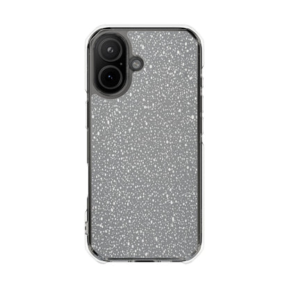 Clear Magnetic Impact Phone Case — Sparkle Glitter Protective Cover
